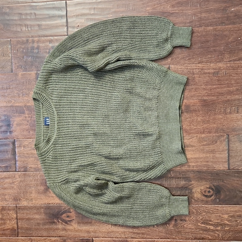 Gap Shaker Stitch Crewneck Cotton Sweater